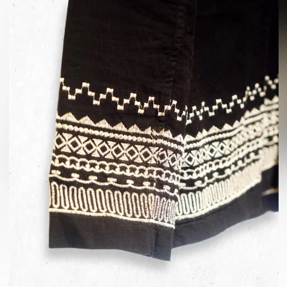 Todd Snyder Black Embroidered Chore Coat - Picture 2 of 5